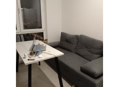 Стол Тринити Лофт 120 32 мм бетон / черный матовый фото покупателя 507