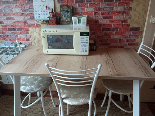 Стол Тринити Лофт 120 25 мм черный матовый / юта фото покупателя 144