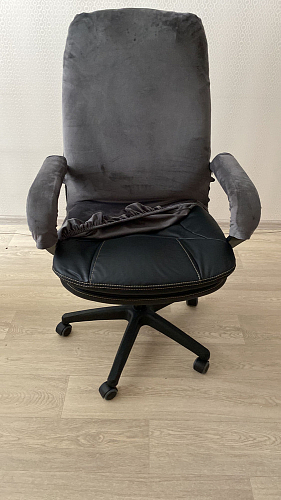 Компьютерное кресло Comfort Lux/Комфорт Люкс серый фото покупателя 56