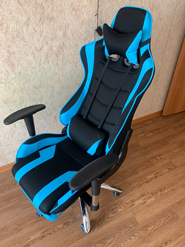 Компьютерное кресло Kano 1 light blue / black фото покупателя 171