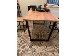 Стол Лота Лофт 120 25 мм сабия / черный матовый фото покупателя 406