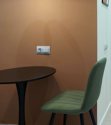 Стул на металлокаркасе Дани 01 кирпичный фото покупателя 5