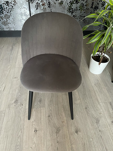 Стул на металлокаркасе Gabi green / black / silver фото покупателя 59