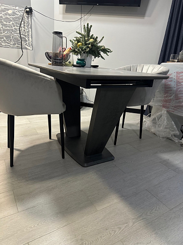 Стол на тумбе Петир 160 белый / дуб монтана фото покупателя 12