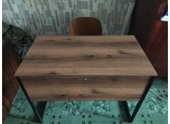 Письменный стол Клер Лофт черный матовый / бетон фото покупателя 1