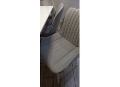 Стул на металлокаркасе Седа К крутящийся светло-серый  / белый фото покупателя 101