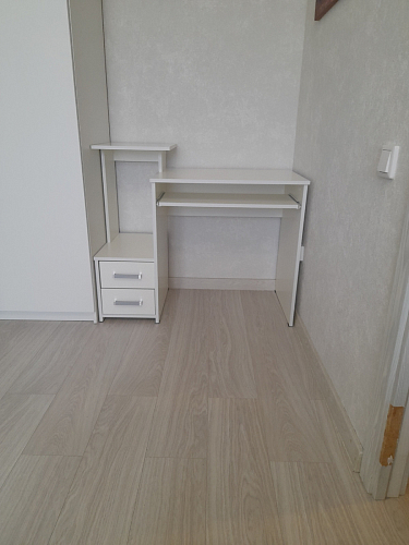 Компьютерный стол Джаз-24 левый дуб молочный фото покупателя 127