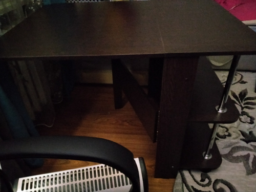 Стол-книжка с полками венге фото покупателя 6