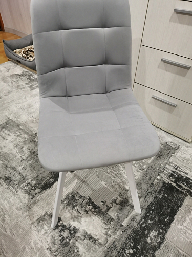 Стул на металлокаркасе Чилли зеленый / белый каркас фото покупателя 265