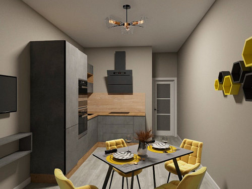 Стул на металлокаркасе Чилли К светло-серый велюр / черный каркас фото покупателя 575