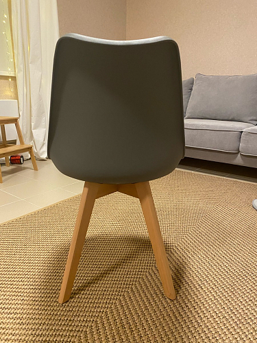 Деревянный стул Bonuss light gray / wood фото покупателя 84