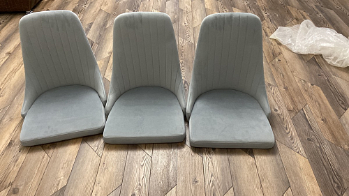 Стул на металлокаркасе Kora dark gray / black фото покупателя 324