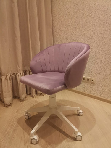 Компьютерное кресло Пард экокожа белый фото покупателя 109