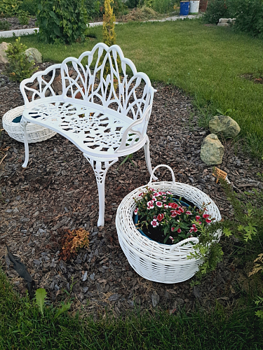 Скамейка Secret De Maison Strauss (Штраус) бронза фото покупателя 3