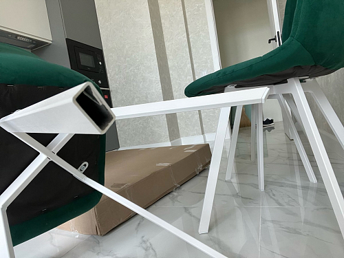 Комплект стульев Чилли 2 шт бежевый / черный фото покупателя 816