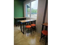 Полубарный стул Гангток катания сильвер / черный матовый фото покупателя 2