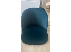 Стул на металлокаркасе Gabi 1 бежевый / черный с серебряными наконечниками фото покупателя 777