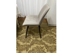 Стул на металлокаркасе Вейв светло-серый (hl 63) / 10К черный каркас фото покупателя 355