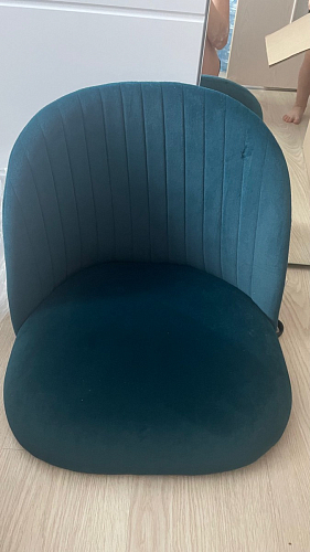 Стул на металлокаркасе Gabi gray / black фото покупателя 777