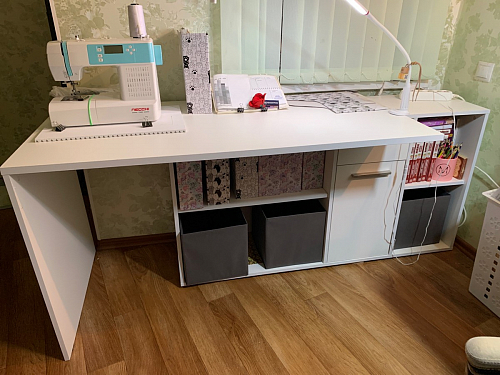 Письменный стол Лайт 03.245F белый гладкий 101 фото покупателя 180