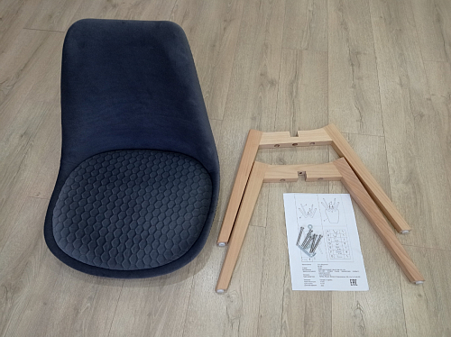 Деревянный стул Bonuss light gray / wood фото покупателя 138