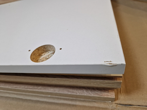 Компьютерный стол КСТ-16 левый дуб сонома / белый фото покупателя 114