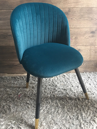 Стул на металлокаркасе Gabi latte / gold / black фото покупателя 22