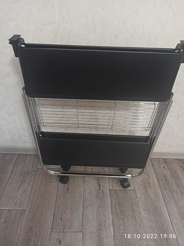 Столик сервировочный SC-5119 складной черный фото покупателя 32