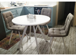 Стул на металлокаркасе Чилли светло-серый / черный фото покупателя 705