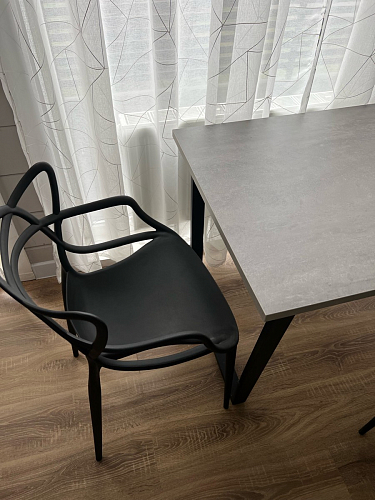 Стол раскладной Лота Лофт 120 25 мм юта / черный матовый фото покупателя 587