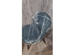 Стул на металлокаркасе Gabi 1 бежевый / черный с серебряными наконечниками фото покупателя 21