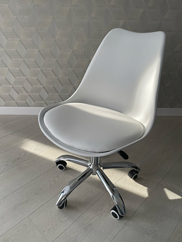 Компьютерное кресло Kolin с подушкой clear / white фото покупателя 374
