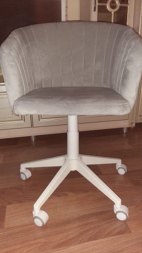 Компьютерное кресло Тибо confetti chocolate / белый фото покупателя 104