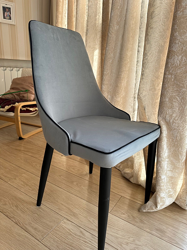 Стул на металлокаркасе Kora black / gray фото покупателя 284