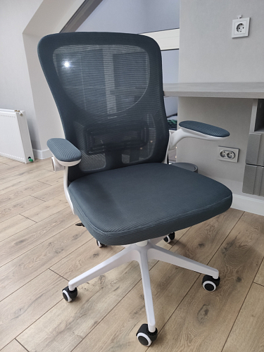 Компьютерное кресло Konfi light gray / white фото покупателя 138