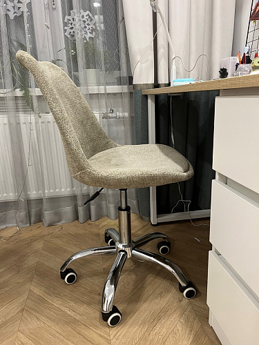 Компьютерное кресло Kolin с подушкой clear / white фото покупателя 437