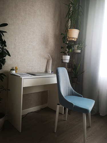 Стул на металлокаркасе Kora wine red / black фото покупателя 34