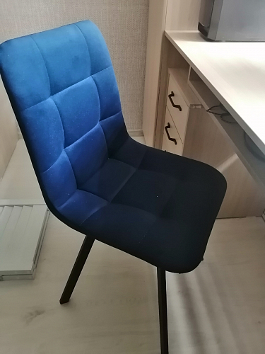 Стул на металлокаркасе Чилли К кирпичный / черный фото покупателя 644