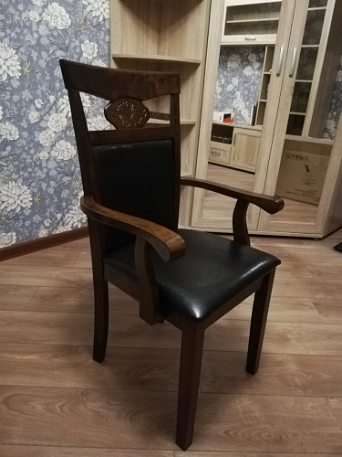 Стул деревянный Luiza dirty oak / dark brown фото покупателя 28