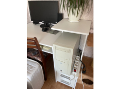 Компьютерный стол Джаз-24 левый белый фото покупателя 150