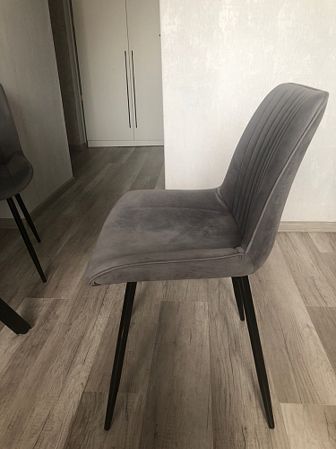 Стул на металлокаркасе Седа К латте / черный фото покупателя 256