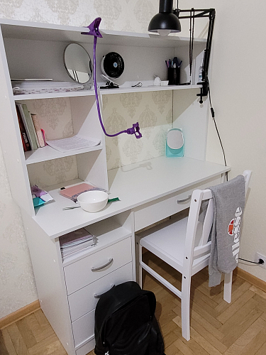 Письменный стол Хит-42 белый фото покупателя 2