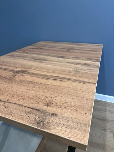 Стол Лота Лофт 140 25 мм черный матовый / бетон фото покупателя 727