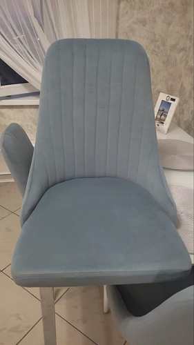 Стул на металлокаркасе Kora white / gray фото покупателя 153