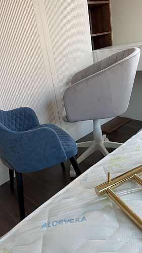 Компьютерное кресло Тибо светло-коричневый / белый фото покупателя 132