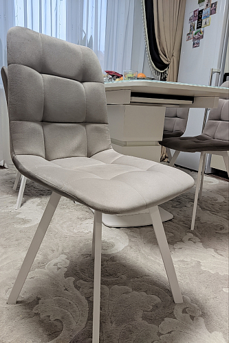 Комплект стульев Чилли 4 шт темно-серый / черный фото покупателя 83