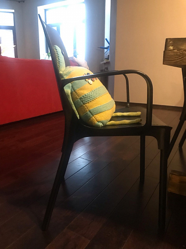 Кресло SHT-S76 белое / хром лак фото покупателя 8