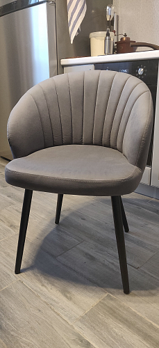 Стул на металлокаркасе Бэнбу velutto 32 / черный фото покупателя 6