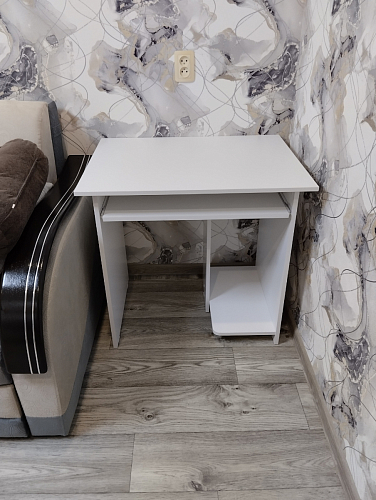 Компьютерный стол КСТ-21.1 белый фото покупателя 4