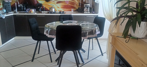 Стул на металлокаркасе Чилли зеленый / белый каркас фото покупателя 337